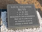 BUYS Louis Johannes 1922-2008