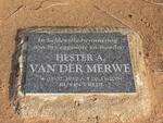 MERWE Hester A., van der 1937-2004