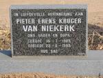 NIEKERK Pieter Erens Kruger, van 1909-1993