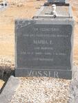 VOSSER Maria E. nee BURGER 1889-1955