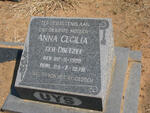 UYS Anna Cecilia nee COETZEE 1909-1978