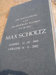 SCHOLTZ Max 1905-2002
