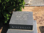 ACKERMANN Paul Ryk 1884-1960