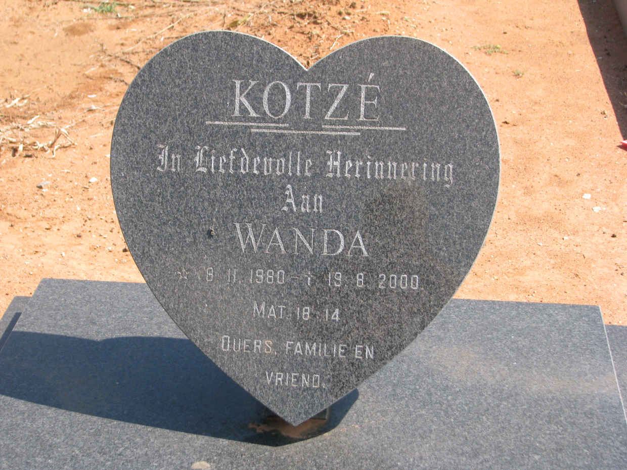 KOTZÉ Wanda 1980-2000