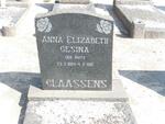 CLAASSENS Anna Elizabeth nee BRITS 1884-1961