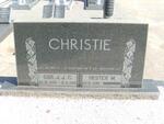 CHRISTIE Cor J.J.G. 1920-1965 & Hester M. 1930-