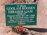 AJAM Goolam Hoosen Ebrahim -2008