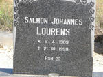 LOURENS Salmon Johannes 1909-1990