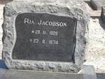 JACOBSON Ria 1929-1974