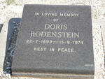 BODENSTEIN Doris 1899-1974