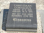 CLAASSENS Christiaan Cornelius 1903-1974