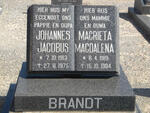 BRANDT Johannes Jacobus 1913-1975 & Magrieta Magdalena 1919-1984