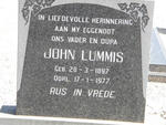 LUMMIS John 1897-1977