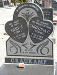 CRAUKAMP Gert J. 1919-1999 & Christina C. 1929-1992
