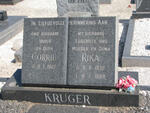 KRUGER Corrie 1927- & Rika 1932-1989