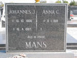 MANS Johannes J. 1906-1987 & Anna C. 1918-