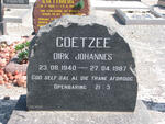 COETZEE Dirk Johannes 1940-1987