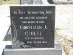 CLOETE Christiaan J. 1929-1985