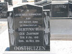 OOSTHUIZEN Bertina H. nee ZAAYMAN 1910-1991
