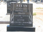 STEYN David 1908-1982 & Lettie 1908-1988