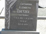 COETZEE Catharina Elizabeth nee BOSMAN 1893-1980