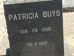 BUYS Patricia 1962-1962