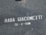GIACOMETTI Baba 1985-1985
