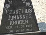 KRUGER Cornelius Johannes 1985-1985