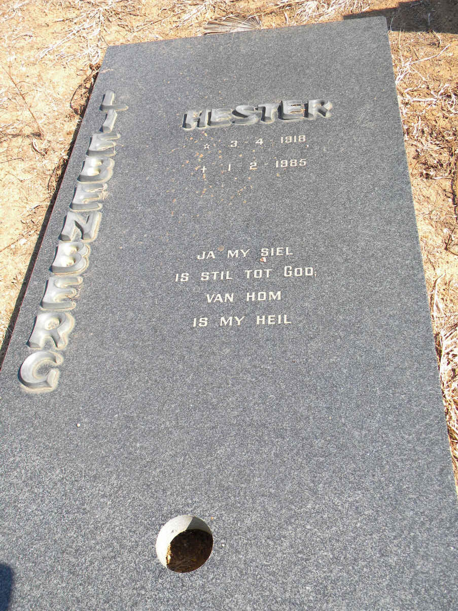 LIEBENBERG Hester 1918-1985