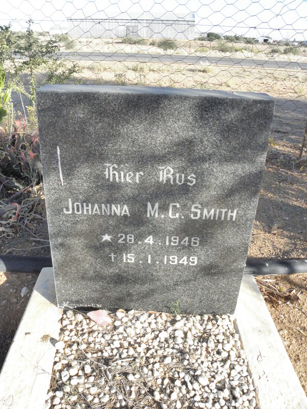 SMITH Johanna M.C. 1948-1949