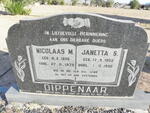 DIPPENAAR Nicolaas M. 1896-1979 & Janetta S. 1902-1990