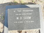 LOUW M.D. 1890-1969