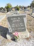 BOOYSEN Maria M. 1878-1964