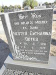 BOTES Hester Catharina 1891-1978