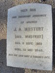 MOSTERT J.A. nee MOSTERT 1906-1948