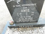 IZAAKSE Awie 1955-2003