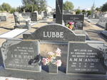 LUBBE J.P.H. 1913-2009 & A.M.M. 1910-1995
