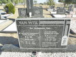 WYK P.J.M., van 1911-1999 & S.F.STRAUSS 1928-2009