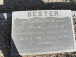 BESTER Christiaan J. 1897-1967 & Christina M. 1905-1958