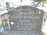OLIVIER Susanna Magdelena 1887-1957