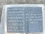 SWANEPOEL Catherina C. nee COETZEE 1872-1959