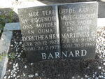 BARNARD Martinus S.C. 1917-1989 & Dorothea H.E.M. 1922-1979