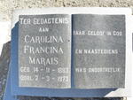 MARAIS Carolina Francina 1883-1973