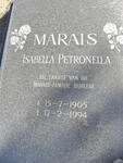 MARAIS Isabella Petronella 1905-1994