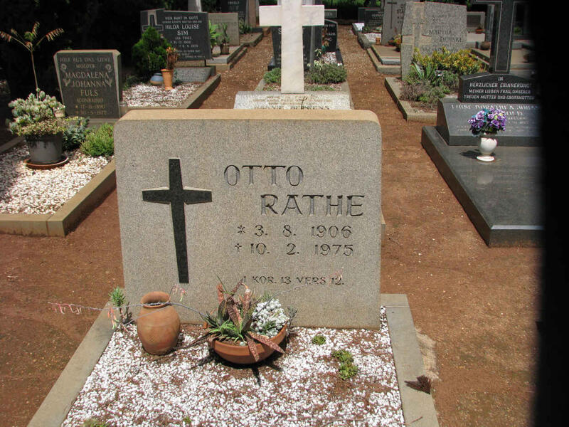 RATHE Otto 1906-1975