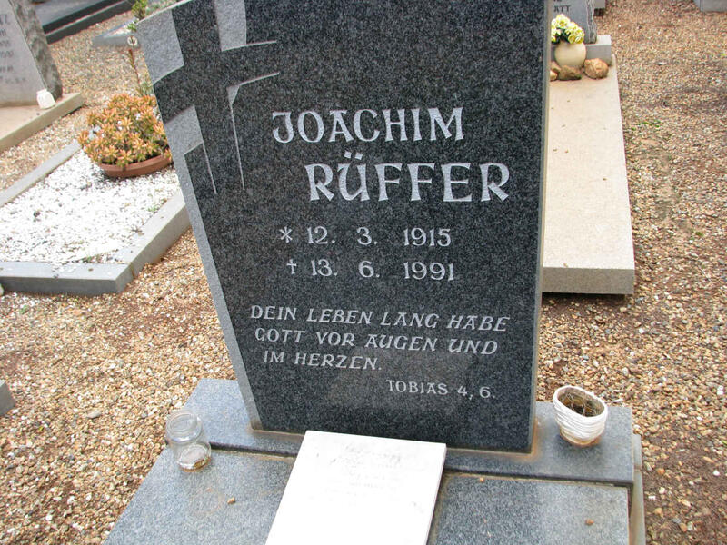 RUFFER Joachim 1915-1991