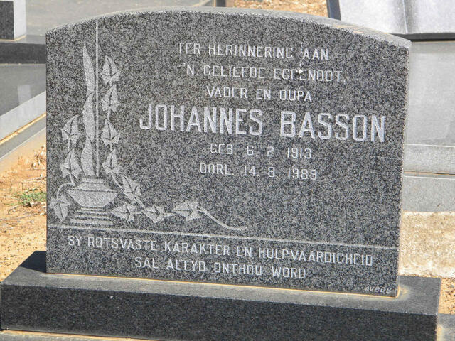 BASSON Johannes 1913-1989