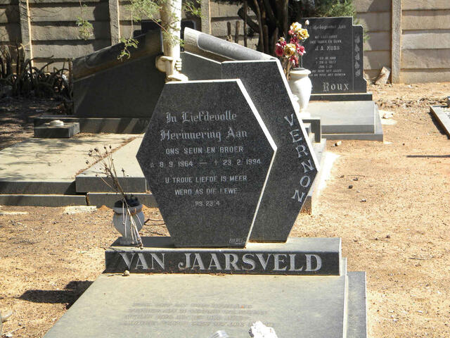 JAARSVELD Vernon, van 1964-1994