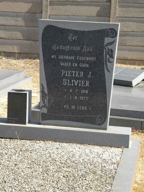 OLIVIER Pieter J. 1915-1977