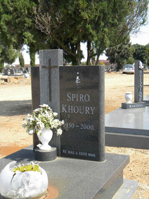 KHOURY Spiro 1930-2000